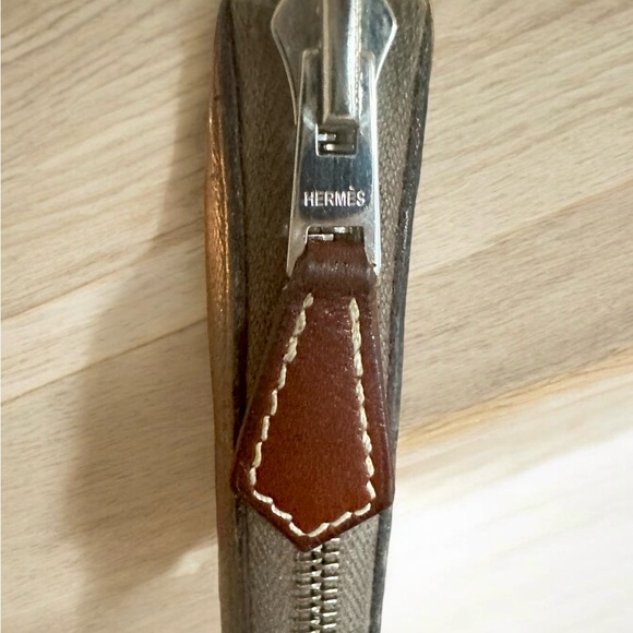 Hermes Silk In Zip Around Classic Long Wallet - Picture 7 of 11
